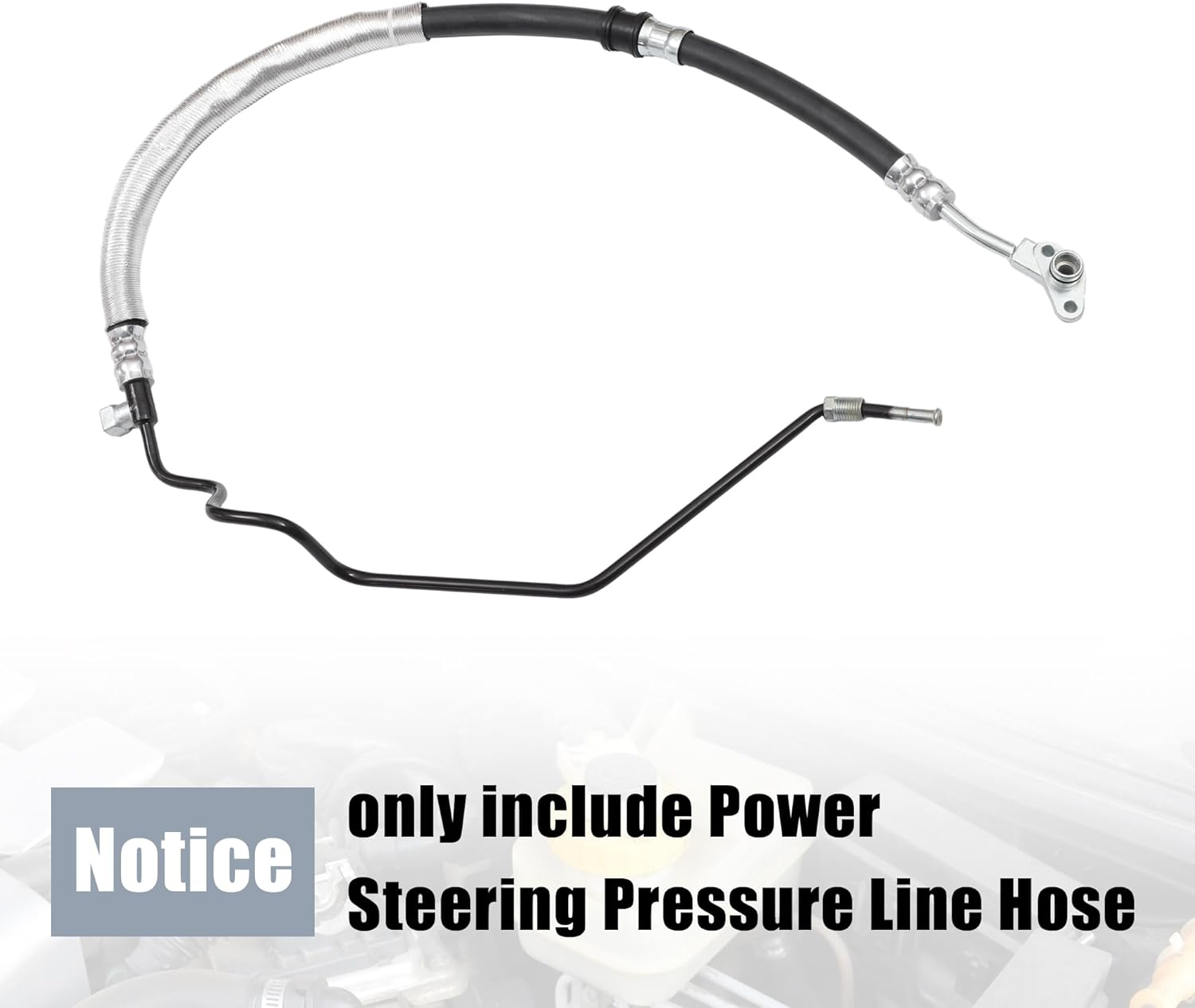 X AUTOHAUX NO.53713SHJA01 Power Steering Pressure Line Hose Assembly for Honda Odyssey 3.5L V6 Gas 2005-2007