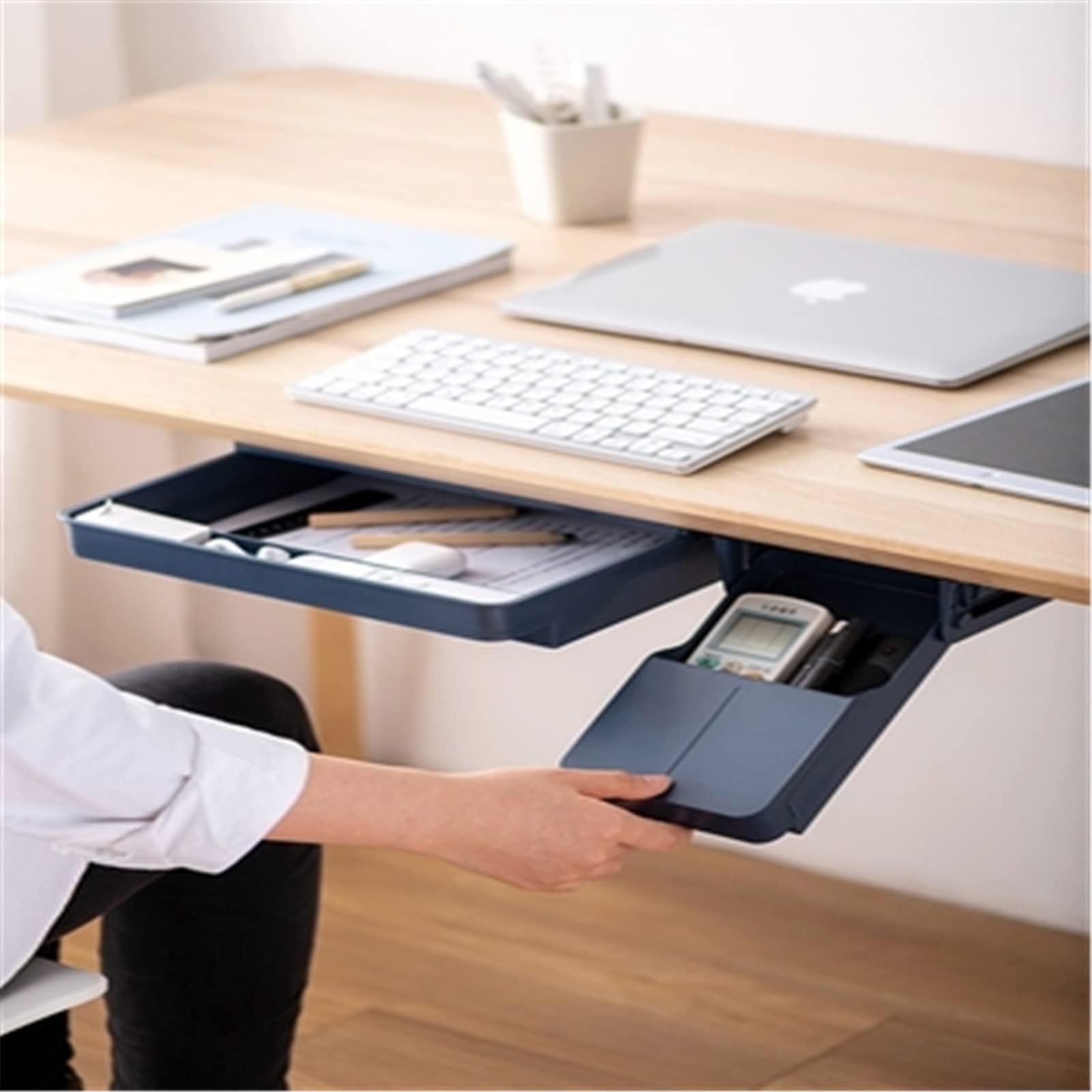 Amazon.co.jp: 隠し引き出し アンダーデスク引き出しタイプの