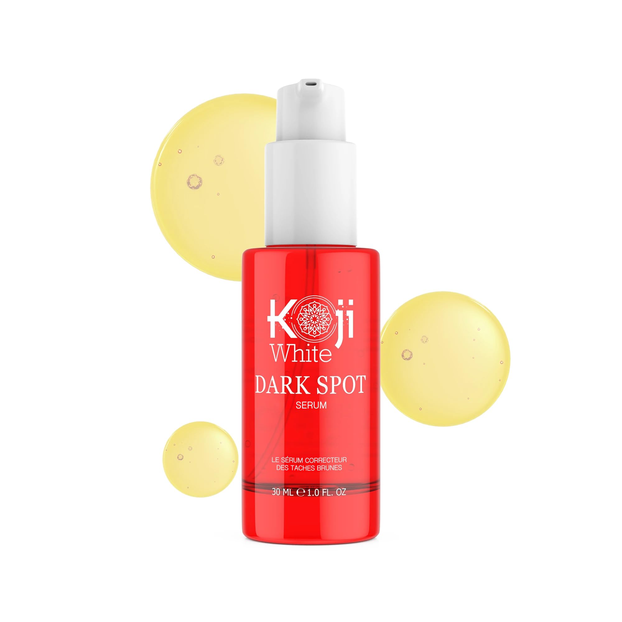 Dark Spot Brightening Serum For Face with Kojic Acid, Niacinamide, 8X Hyaluronic Acid from Korean for Face Moisturizer, Hydrating, Nourishing - Uneven Skin Tone, Vegan 1 Fl.Oz