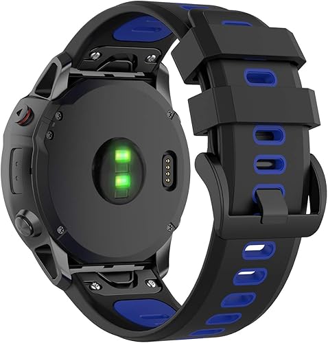 Miniatura 5 de Chofit Correa de reloj compatible con Garmin Approach S70 de 1.65 y 1.77 pulgadas, correa deportiva de repuesto de silicona suave Quitck Fit