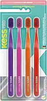 KESS PACK COM 4 ESCOVAS DENTAIS PRO EXTRA MACIAS