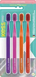 KESS PACK COM 4 ESCOVAS DENTAIS PRO EXTRA MACIAS