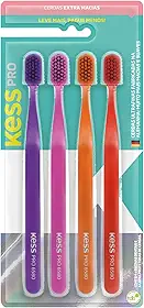 KESS PACK COM 4 ESCOVAS DENTAIS PRO EXTRA MACIAS