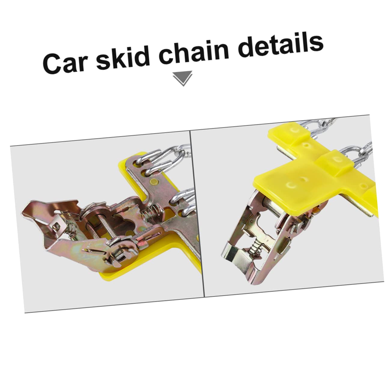 PRETYZOOM Cadenas De Nieve Antideslizantes Para Neumáticos De Automóviles Cadenas De Seguridad Para Vehículos Suv Y Camiones Protección Efectiva 2 Piezas X 4