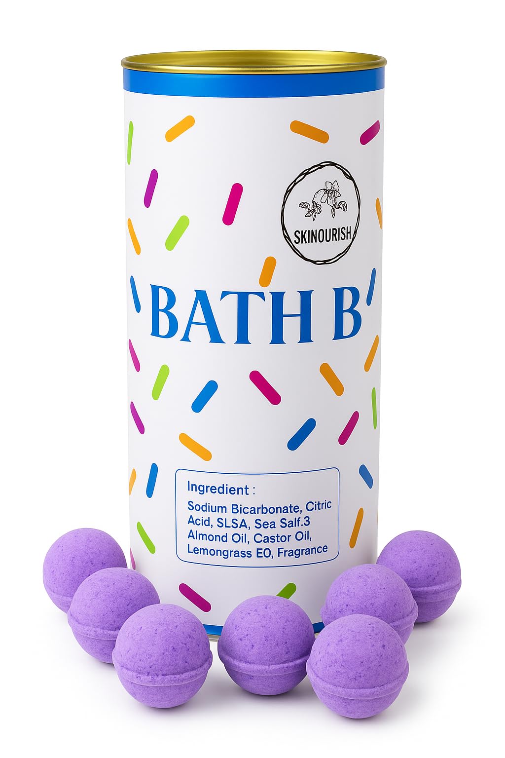 "HOME BOUTIQUE Pedicure Bath Bombs Gift Set – 15 Natural Fizzy Spa Balls for Relaxation, Moisturizing Skin, Stress Relief & Aromatherapy – Perfect for Women, Men & Kids" (Lavender)