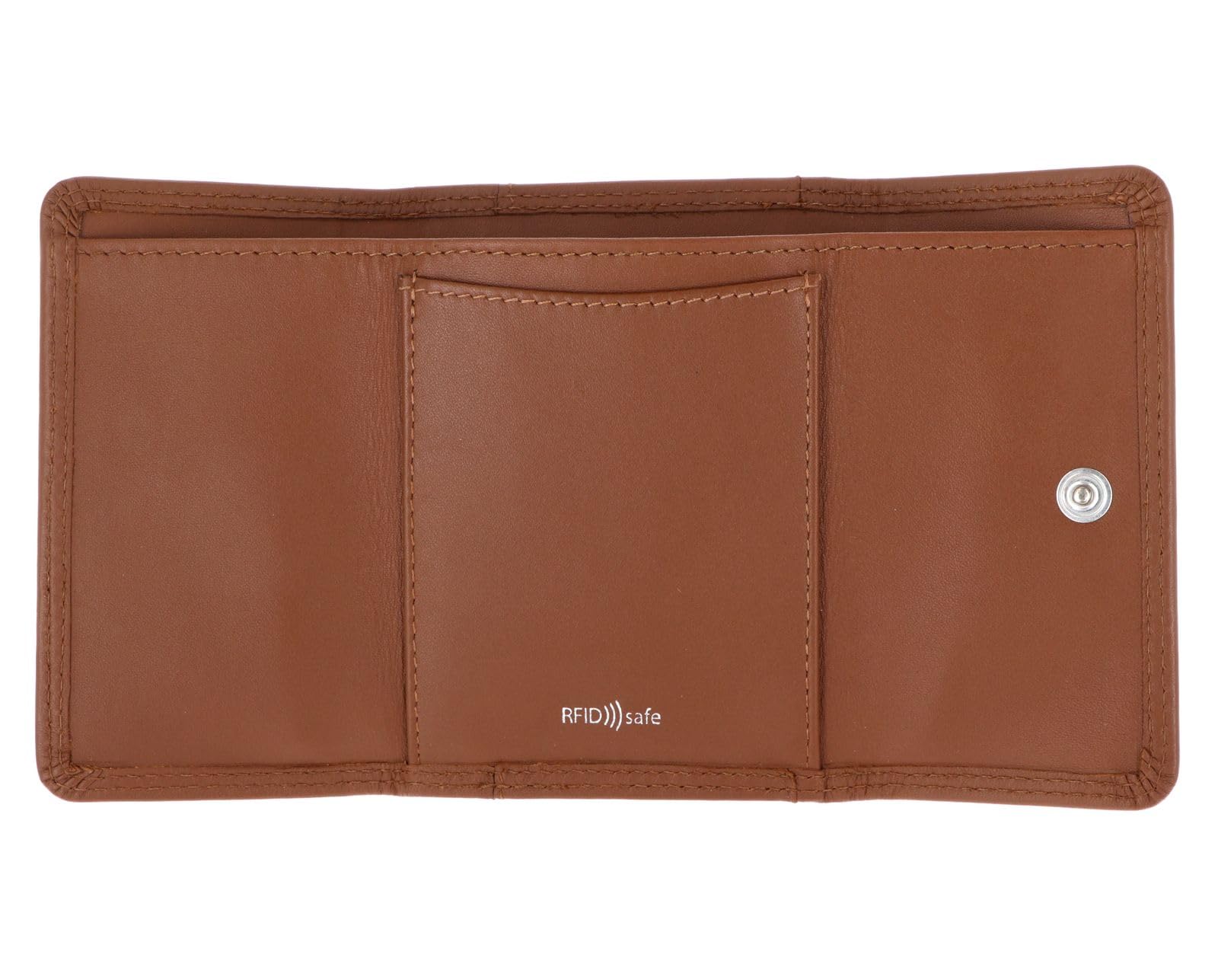 Golden Head Polo RFID Protect Petite Billfold Coin Wallet Black, koniak, Einheitsgröße, Klasyczny i elegancki