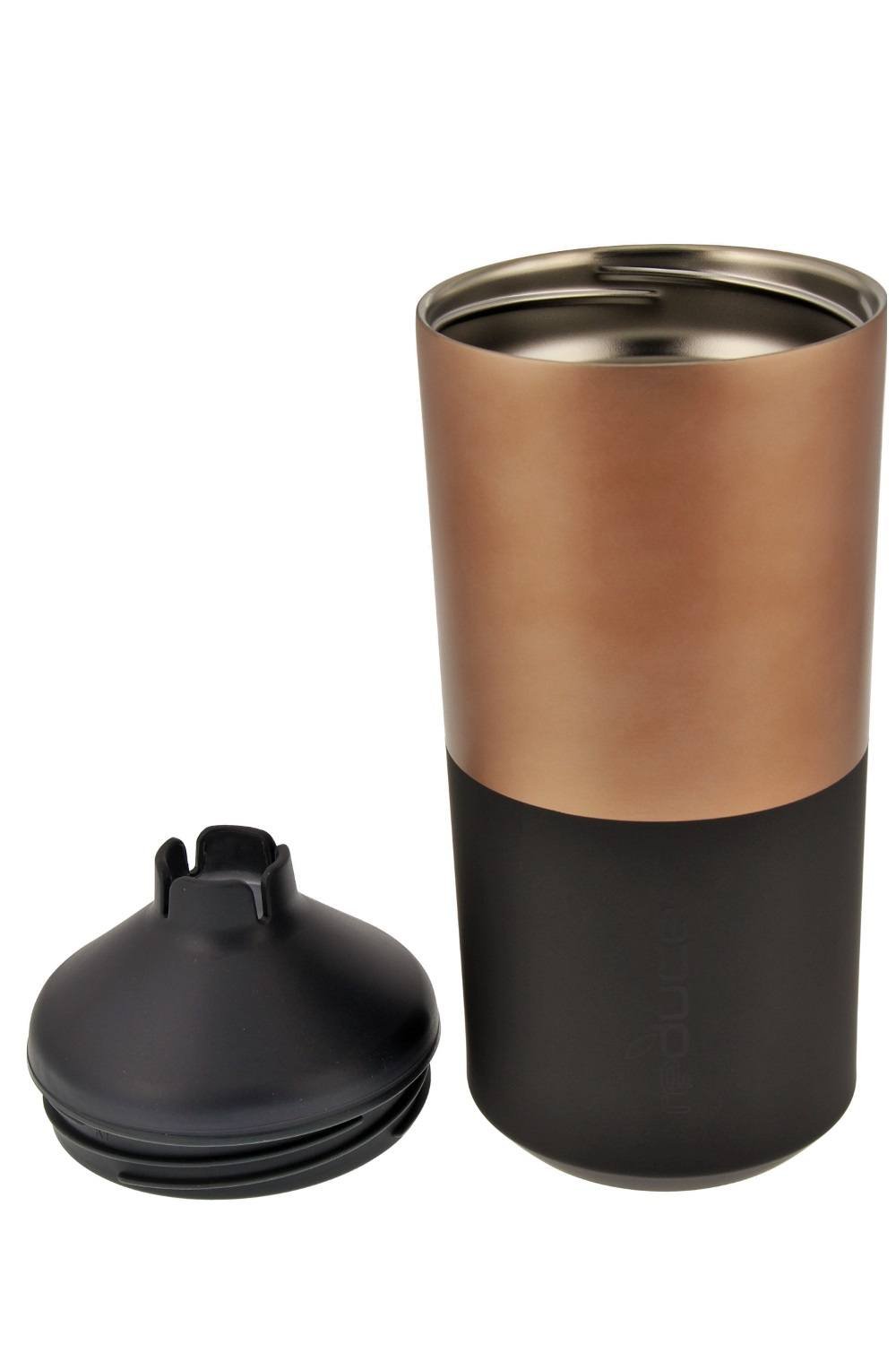 REDUCE Portable Wine Bottle Cooler - Stainless Steel, Insulated Chiller, Copper, 750ml