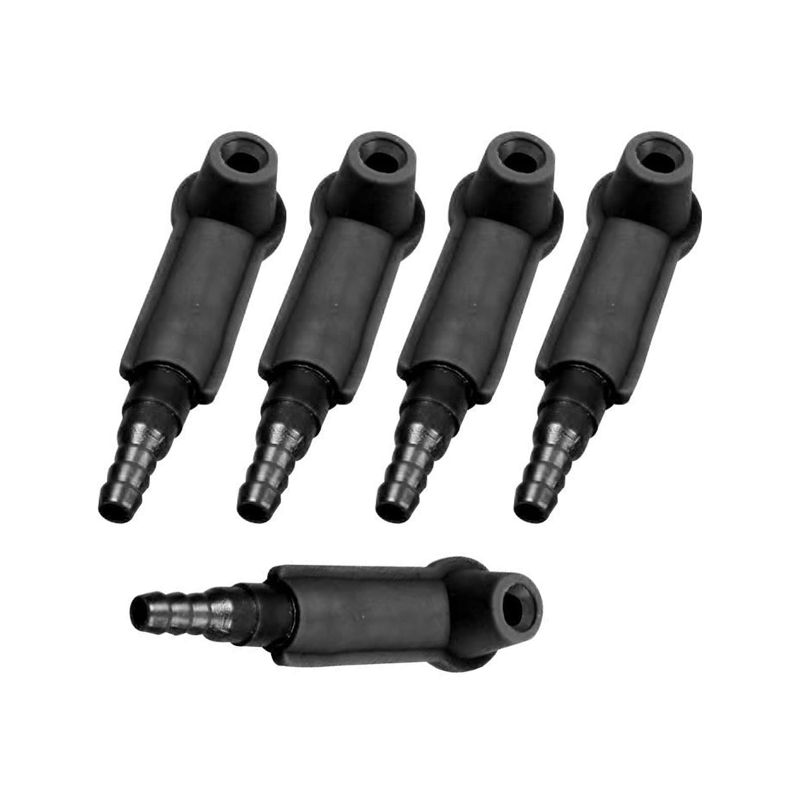 Ywmsfl Pack of 5 Automotive Brake Bleeding Connector Exchange Adapter Easy to Use Fluid Changer Adapters for Quick and Easy Use