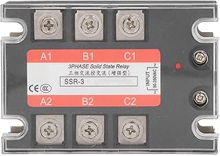 SSR Trifásico, relé de Estado Sólido Trifásico AC para AC 150A 480V SSR Anti-interferência Relé de Estado Sólido para Ventiladores, Relés de Estado Sólido