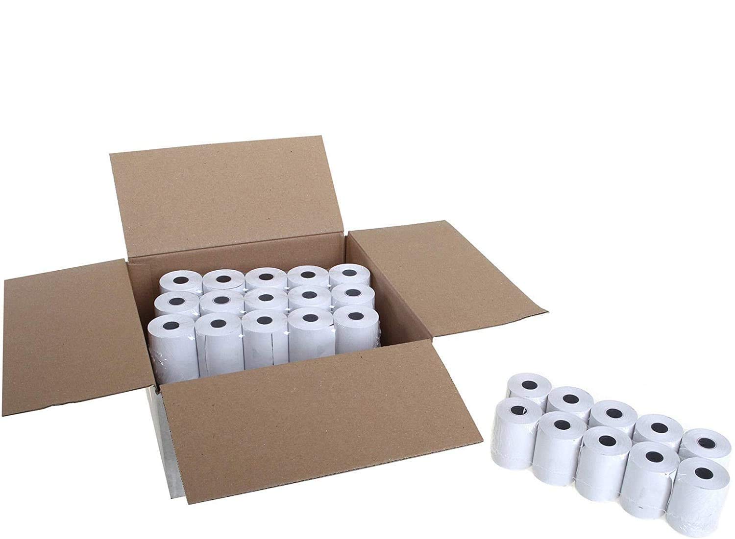 57x40mm Machine Till Credit Card,PDQ Thermal Paper Rolls Cash Register Receipt (500)