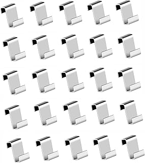 25pcs Greenhouse Clips Z Overlap Clips Greenhouse Window Clips Stainless Steel Greenhouse Glass Pane Fixing Clips for Greenhouse Glass