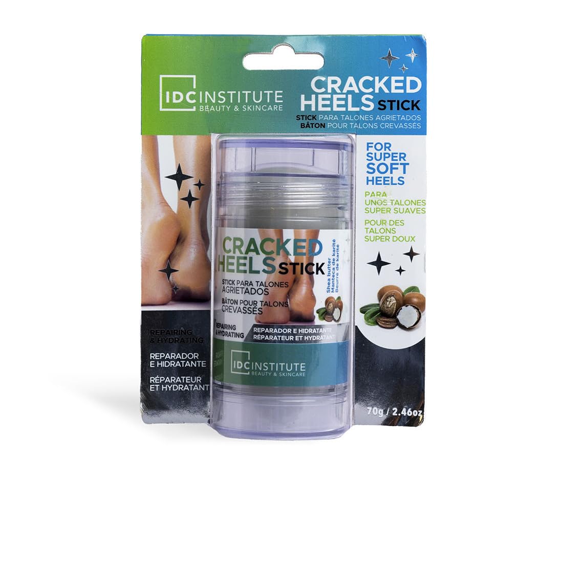 IDC INSTITUTE Shea Butter Cracked Heel Stick 70G