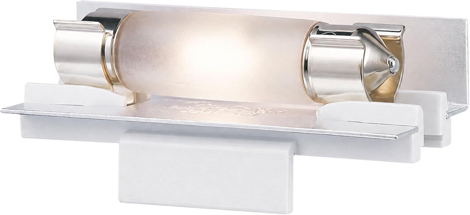 Generation Lighting 9830-15 LX White 9830-15-LX Linear Lampholder, 0.8125x2x0.75, 1-Light, cETL Listed, Safety Rated for Wet Locations - Light Fixture, Aluminum Construction