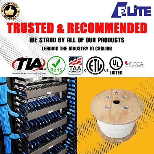 Cable Patch Cat6A U/FTP 1000ft Cobre Blanco miniatura 3