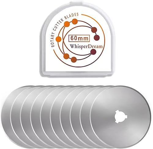 Miniatura 16 de WhisperDream Cuchillas de corte rotativas de 1.77 pulgadas – Paquete de 10 cuchillas de repuesto – Cuchillas más afiladas tienen un mejor efecto