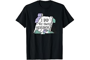 I Did My Own Research Tombstone - Thanks Science, Funny Sarcastic Halloween T-Shirt
