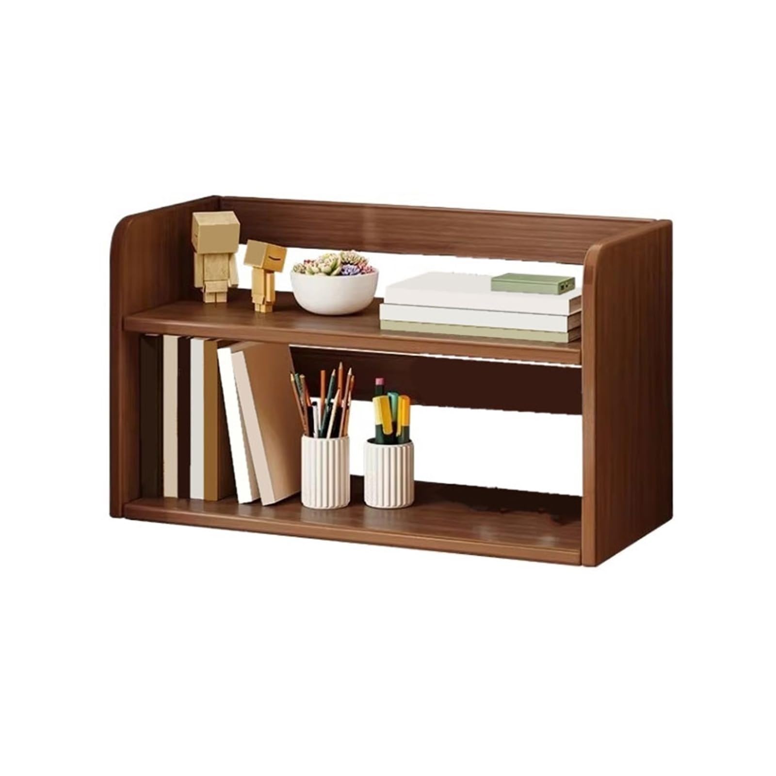 Zhaoj24-05 Bookcase Multipurpose Artificial Board Storage Rack Tabletop Open Bookshelf