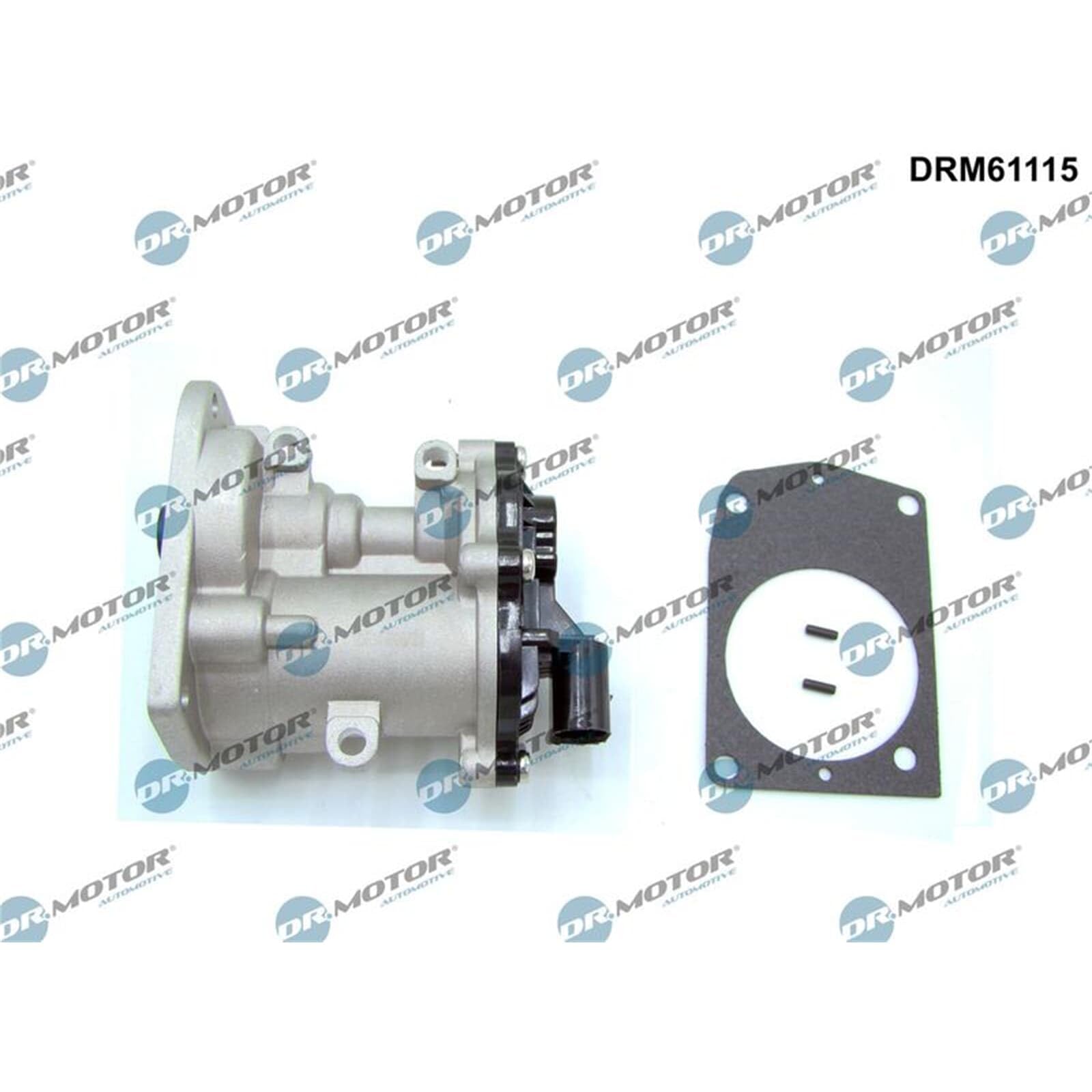 DR.MOTOR AUTOMOTIVE DRM61115, valvola AGR, valvola di ritorno dei gas di scarico con tubo di aspirazione con guarnizione, compatibile con Ford S-MAX WA6 1352475 1376242 1387083 | DRM61115 compatibile con II (WA6), S-Max (WA6), Tourneo Connect, Transit Con