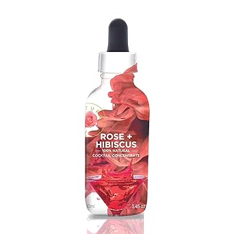 Wild Hibiscus All Natural Hibiscus Cocktail Concentrate Rose and Hibiscus