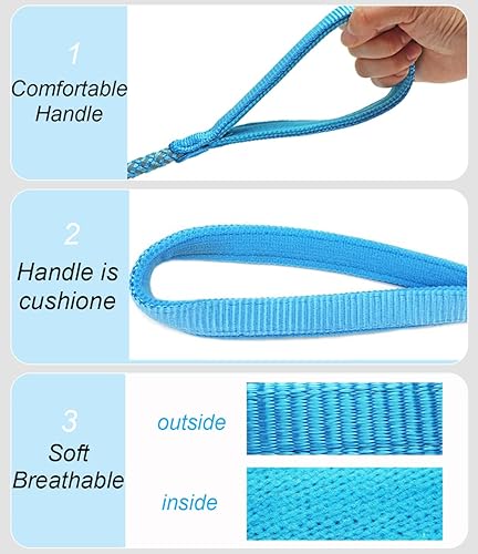 Miniatura 4 de Correa reflectante para perro de 6 pies + collar reflectante para perro