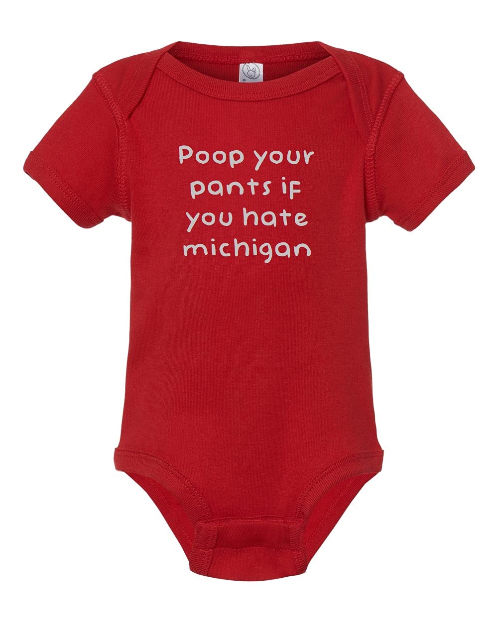Campus OriginalsOhio State Fan Poop Your Pants If You Hate Michigan Funny Baby Bodysuit Shower Gift