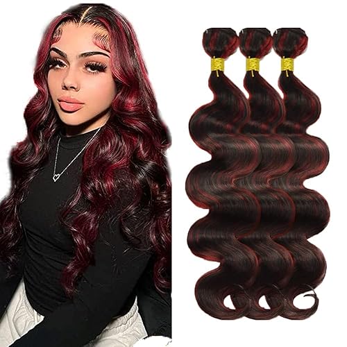 22 24 26 Inch inch Burgundy P1B/99J Body Wave Human