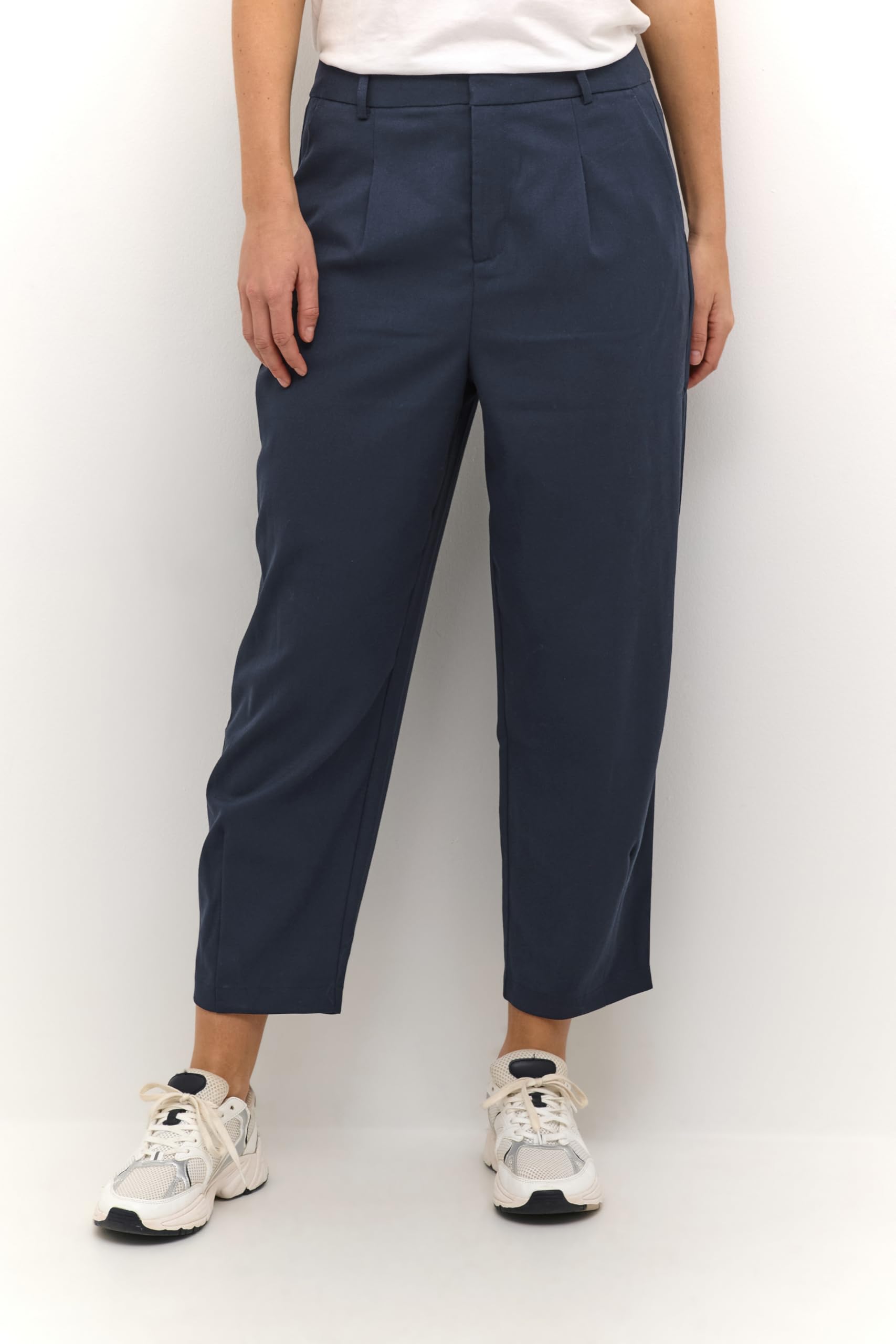 KAFFE Damen Anzughose KAMERLE Damen Hose High Waist 7/8 Damenhose Business Regular Fit Hohe Taille