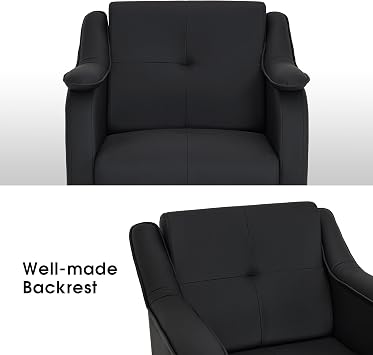 BarberPub Salon Styling Chair for Hair Stylist, Barbershop 9471 (Black)