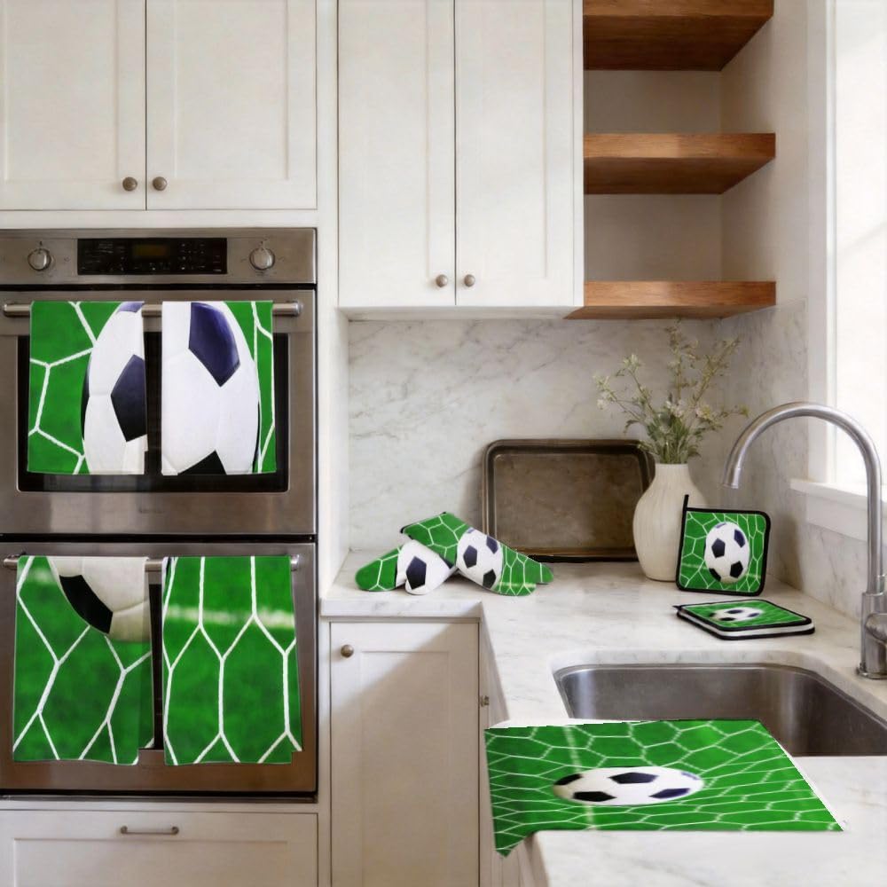 9PCS Classic Soccer Ball2 Cucina Decor e Accessori Set