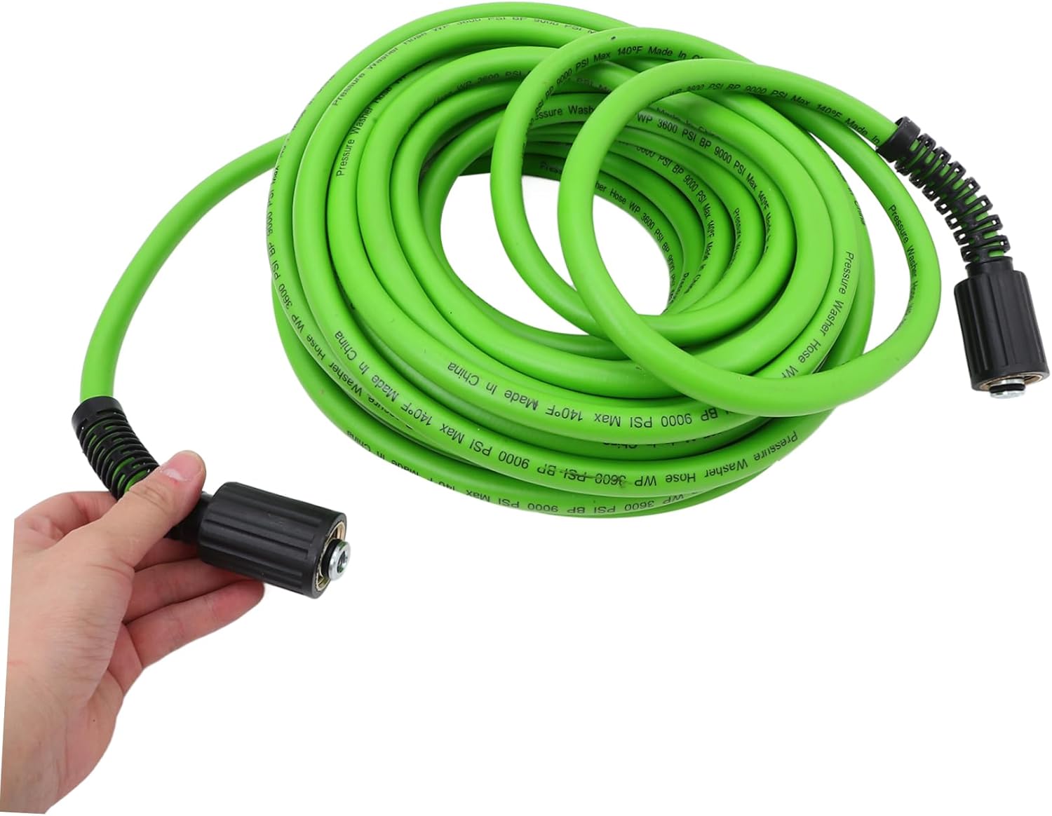 Pressure Washer Hose Extension Pipe High-Pressure Hose for Car Cleaning and Flexible Design User-Friendly Connectors Compatible Household Power Washers