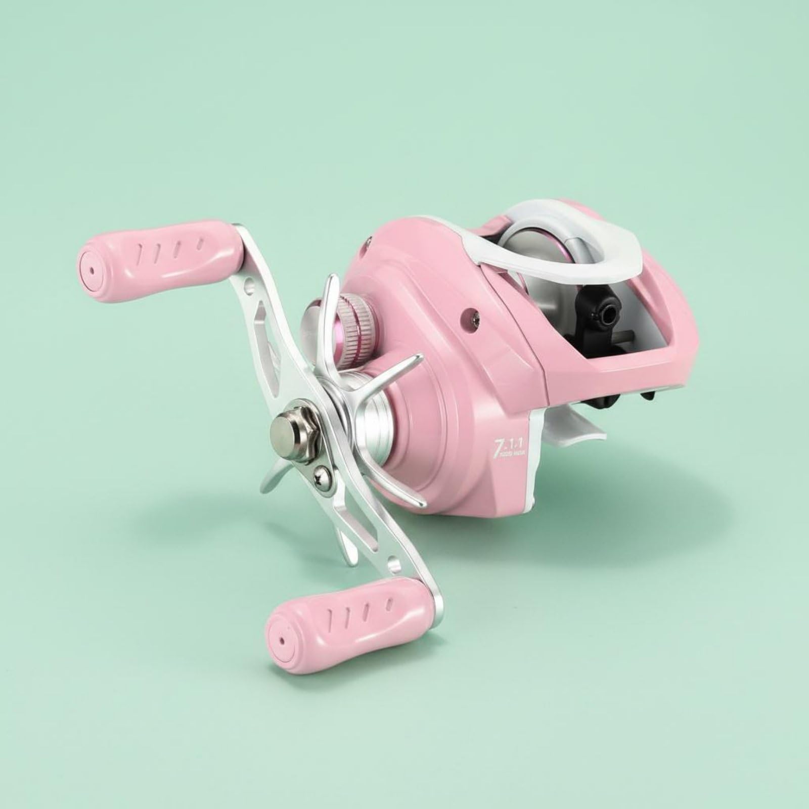Carrete de Pesca con Control Inteligente y Bobina Estable Antinudos y Material Liviano Adaptado para Adultos Jóvenes Excursiones al Aire Libre