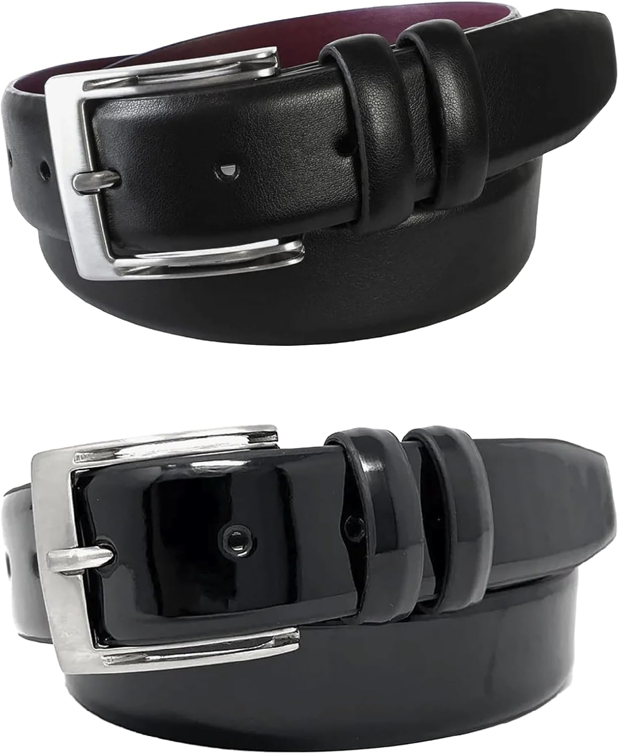 Stacy Adam's Leather Dress Belt for Dickinson Oxford, Suits, Pants, Classic, Formal, Business, Work - Image 5