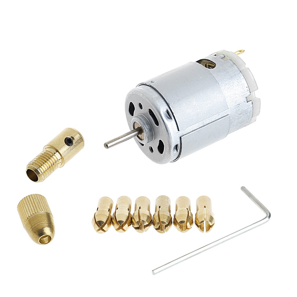 New Mini Mirco Electric PCB Motor Drill Press Drilling Bits Tool Twist Drill 12V