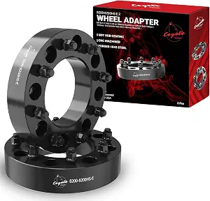 Wheel Accessories Parts 2pc 2.00" Forged Steel Wheel Spacers 8x200mm M14x1.5 Hubcentric