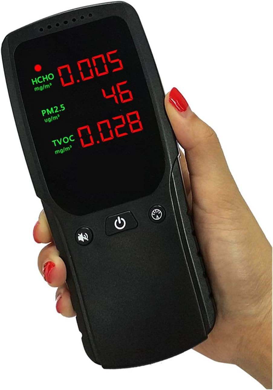 Gas Detector, PM2.5 Haze Meter Formaldehyde Detector Household Indoor Air Quality Detector