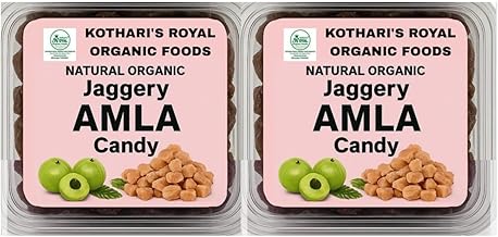 Kothari's Royal Organic Jaggery Amla Candy Pack of 2 (400gm)
