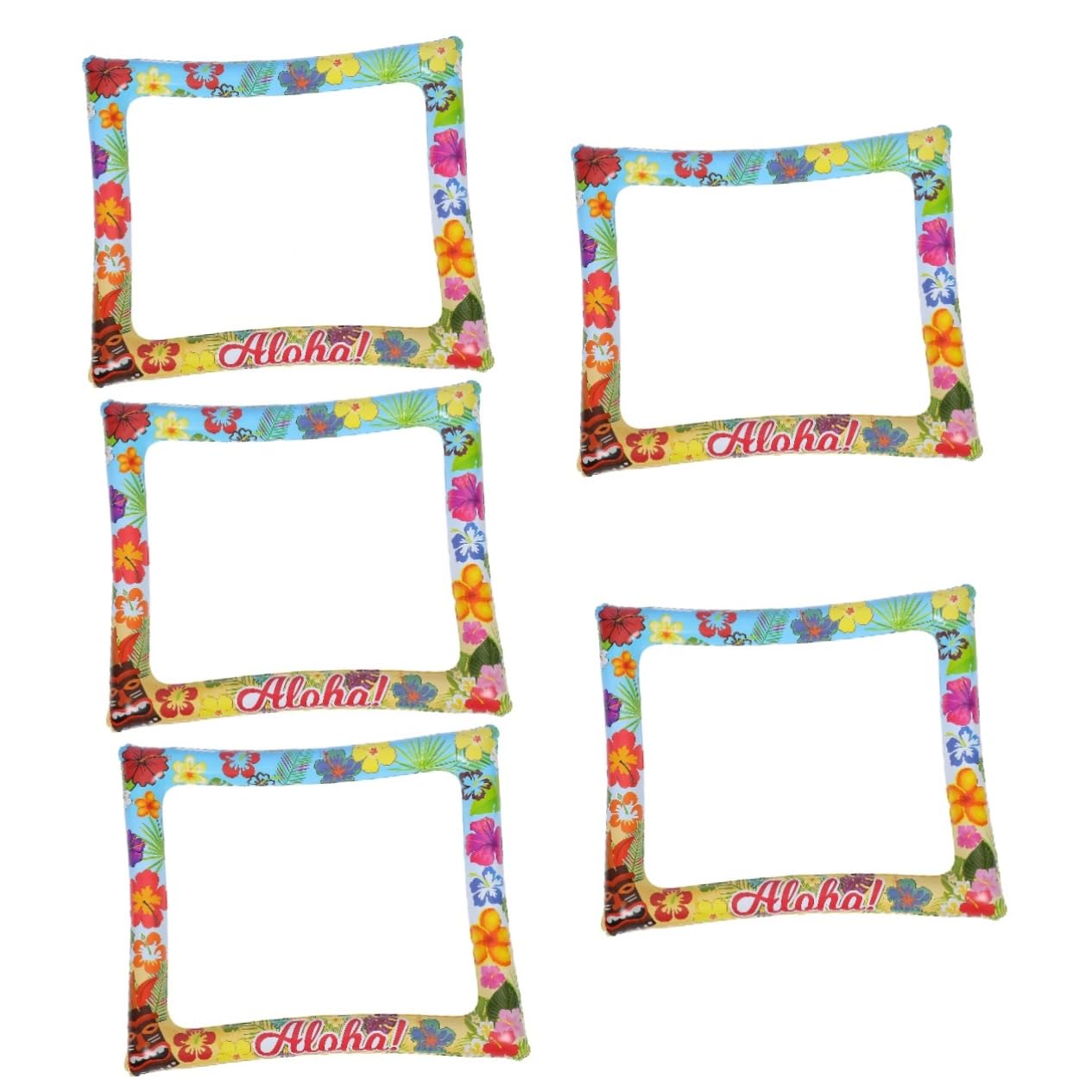 HANABASS 5stücke Aufblasbarer Foto Rahmen Kreatives Party Zubehör Für Hochzeiten Und Themenfeiern Lustige Foto Requisiten Für Unvergessliche Erinnerungen Für Sommerfeste Und
