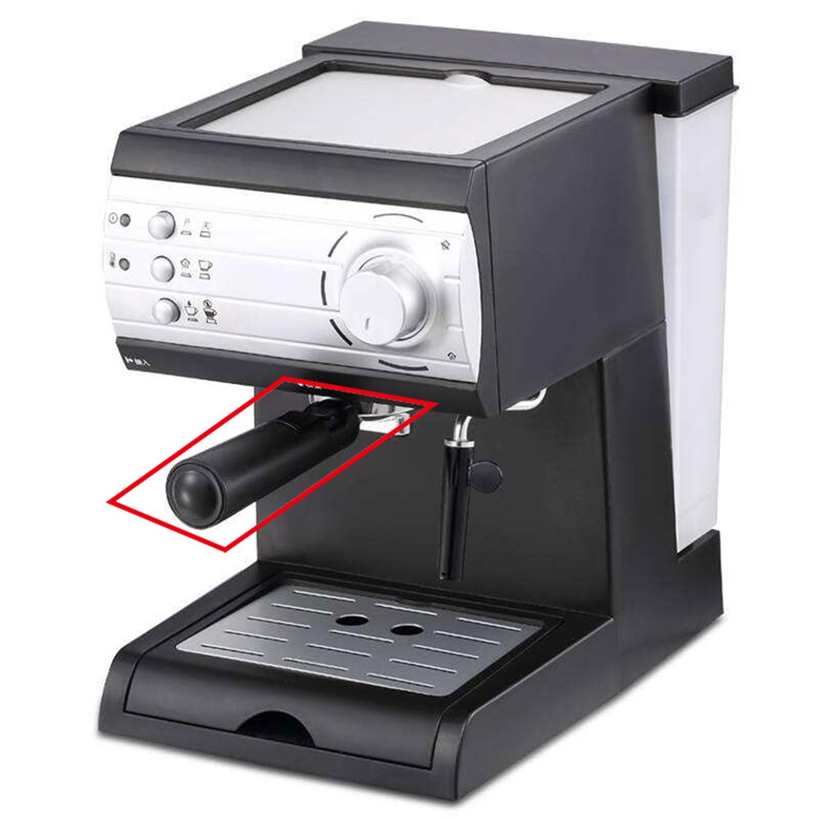 Cesta de filtro de repuesto para máquina de café, filtro móvil de 51 mm, soporte de filtro de mango, taza de polvo, compatible con mango de máquina de café, piezas y accesorios de máquina de café