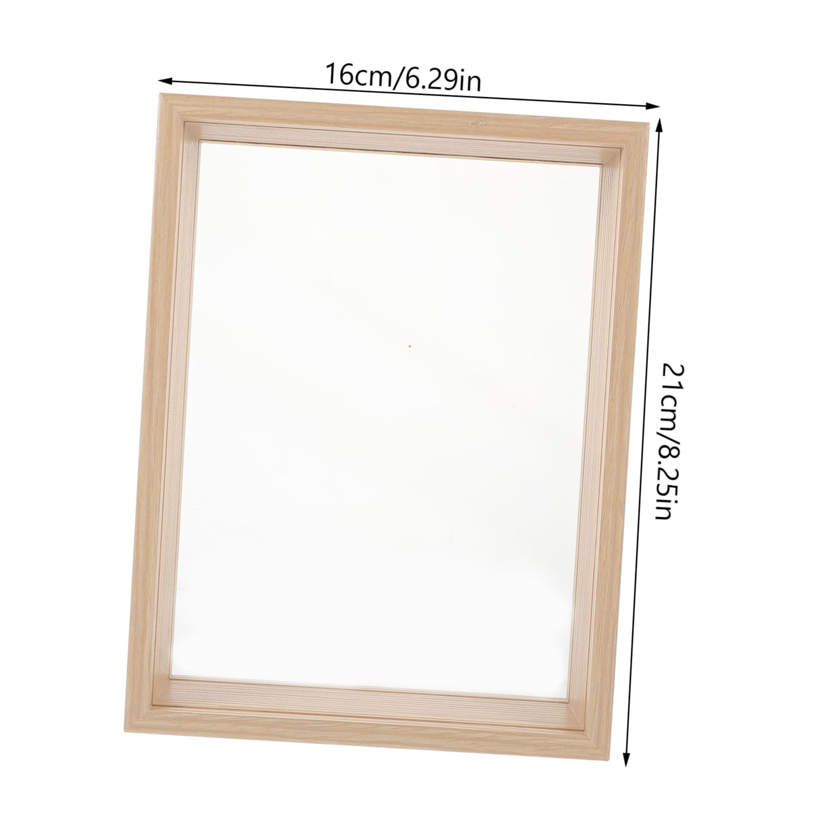 Happyyami Flower Display Stand Dried Flower Frame Specimen Display Wooden Pvc Simple Versatile Design