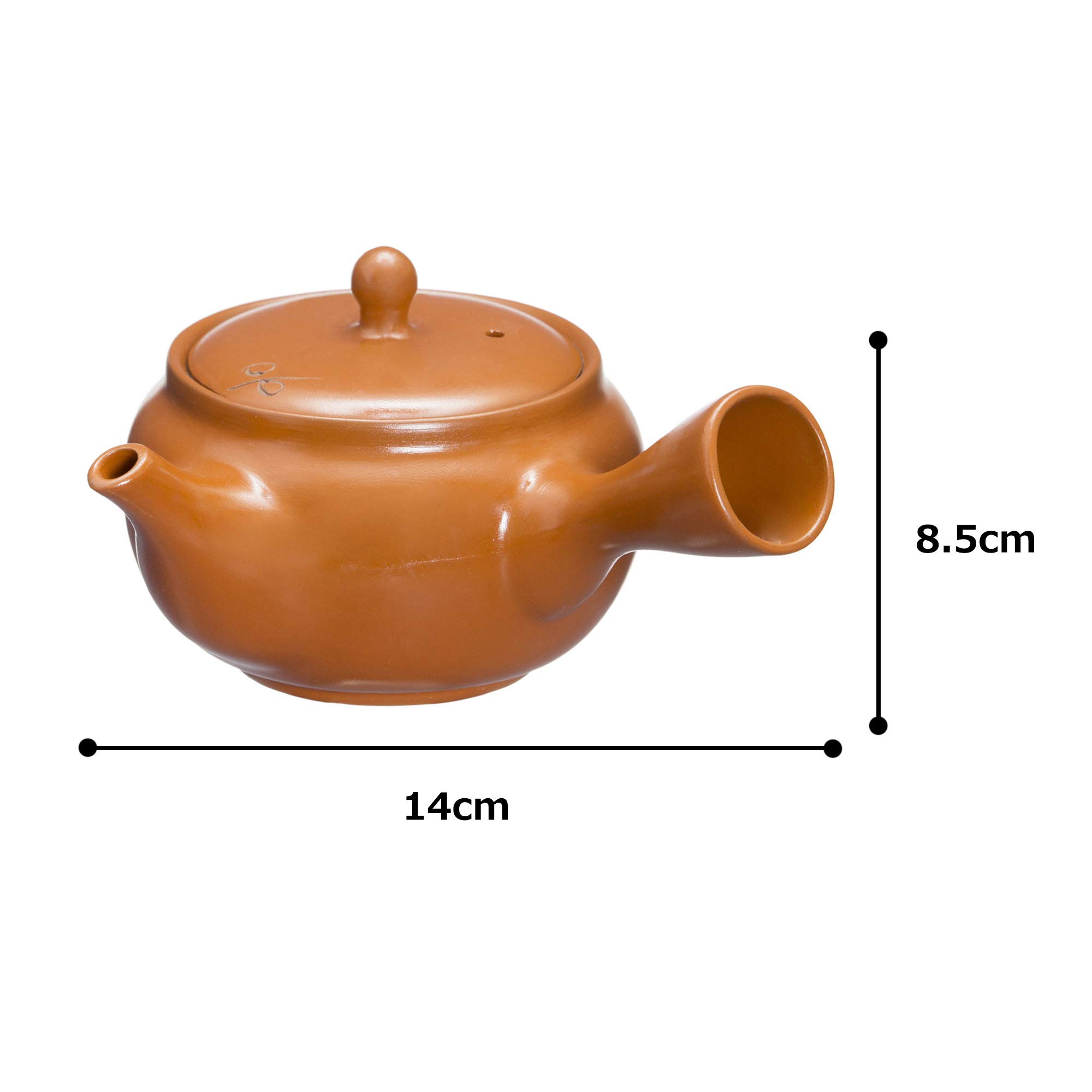 Amazon.co.jp: 急須 朱泥2.0(ぐるり網)F2G [360cc] 海外製 和食器 料亭