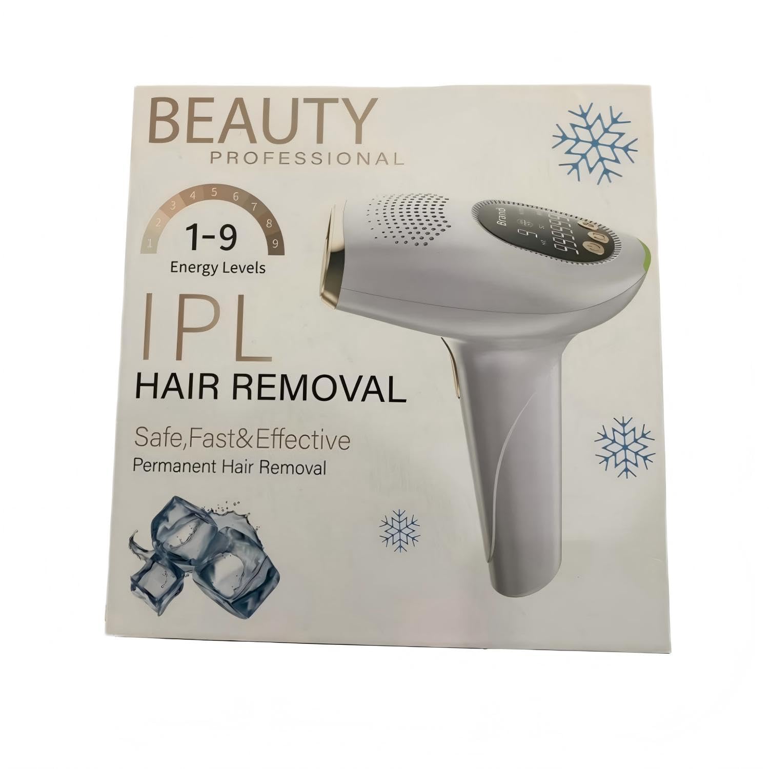 IPL Geräte Haarentfernung für Damen und Herren(Cremeweiß)