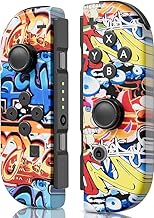 Tinygu Joypads for Switch Controller,Joypad Switch Controller Compatible with Switch/Lite/OLED, Left and Right Switch Joypads Support Dual Vibration/Wake-up Function/Motion Control,No NFC
