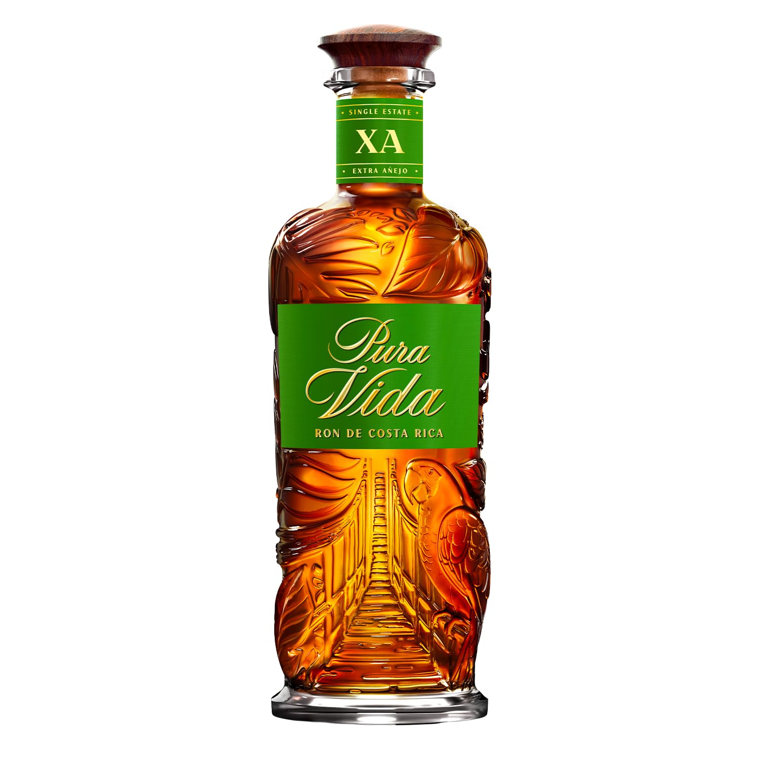 PURA VIDA - X.A - Ron Oscuro - 40% Alcohol - Origen: Costa Rica - Botella 70 cl