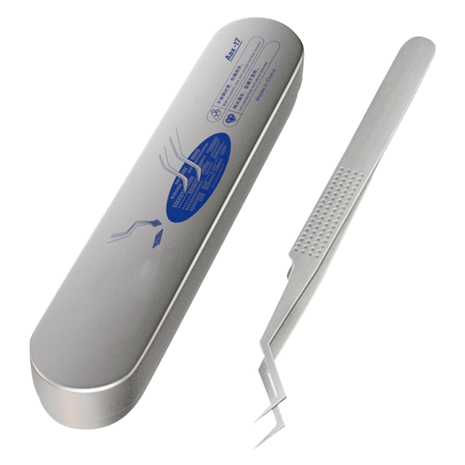 Chip Tin Positioning Tweezers Nonmagnetic Stainless Steel Anticorrosion Solder Electronics Repair Soldering Tweezers Professional Repair