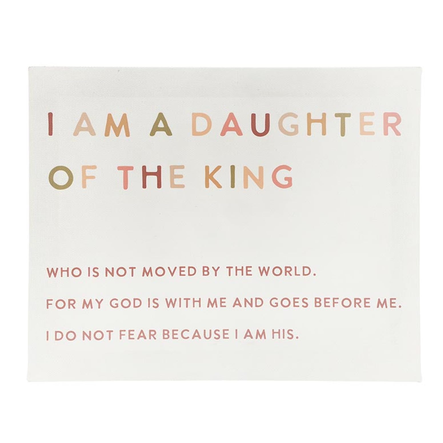 P. Graham Dunn Child of the King Canvas Wall Art, 10" x 8", Daughter