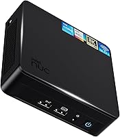 Vista 9 de Intel NUC 13 Pro, NUC13ANHi7 Home & Business Desktop Mini PC Barebone, procesador Core i7-1360P (12 núcleos y 5.0 GHz), gráficos Intel Iris Xe, 16