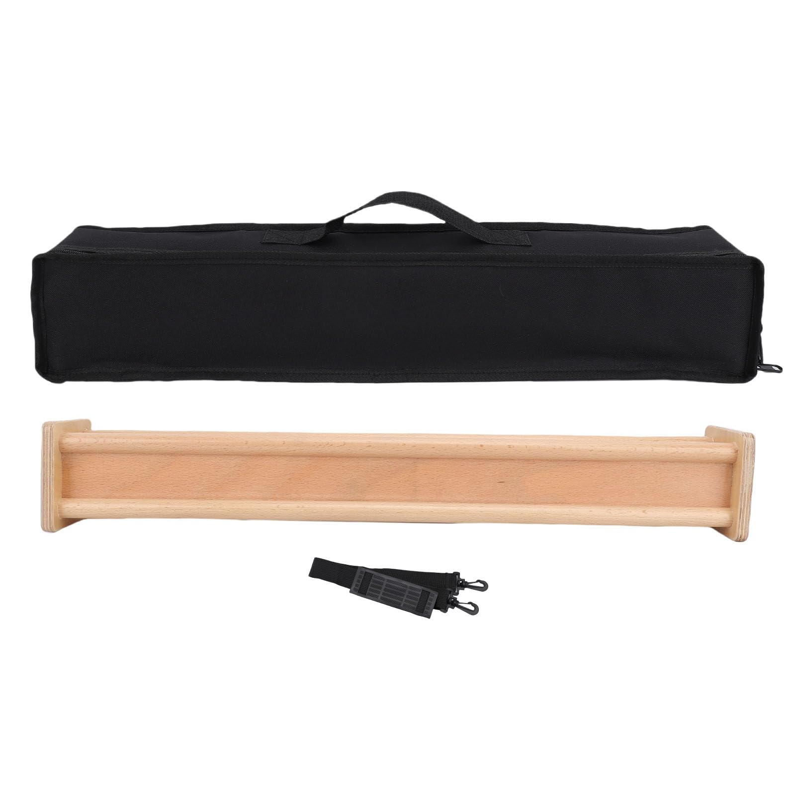 POENVFPO Rain Stick Schlaginstrument, 24,8 Zoll Birkenholz, mit Tragetasche und Schultergurt für Meditation, Yoga, Live-Auftritt