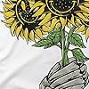 PAPAYANA - Smiling Sunflowers - Men's Fun T-Shirt - Regular Fit - S to 4XL - White - X-Large #1