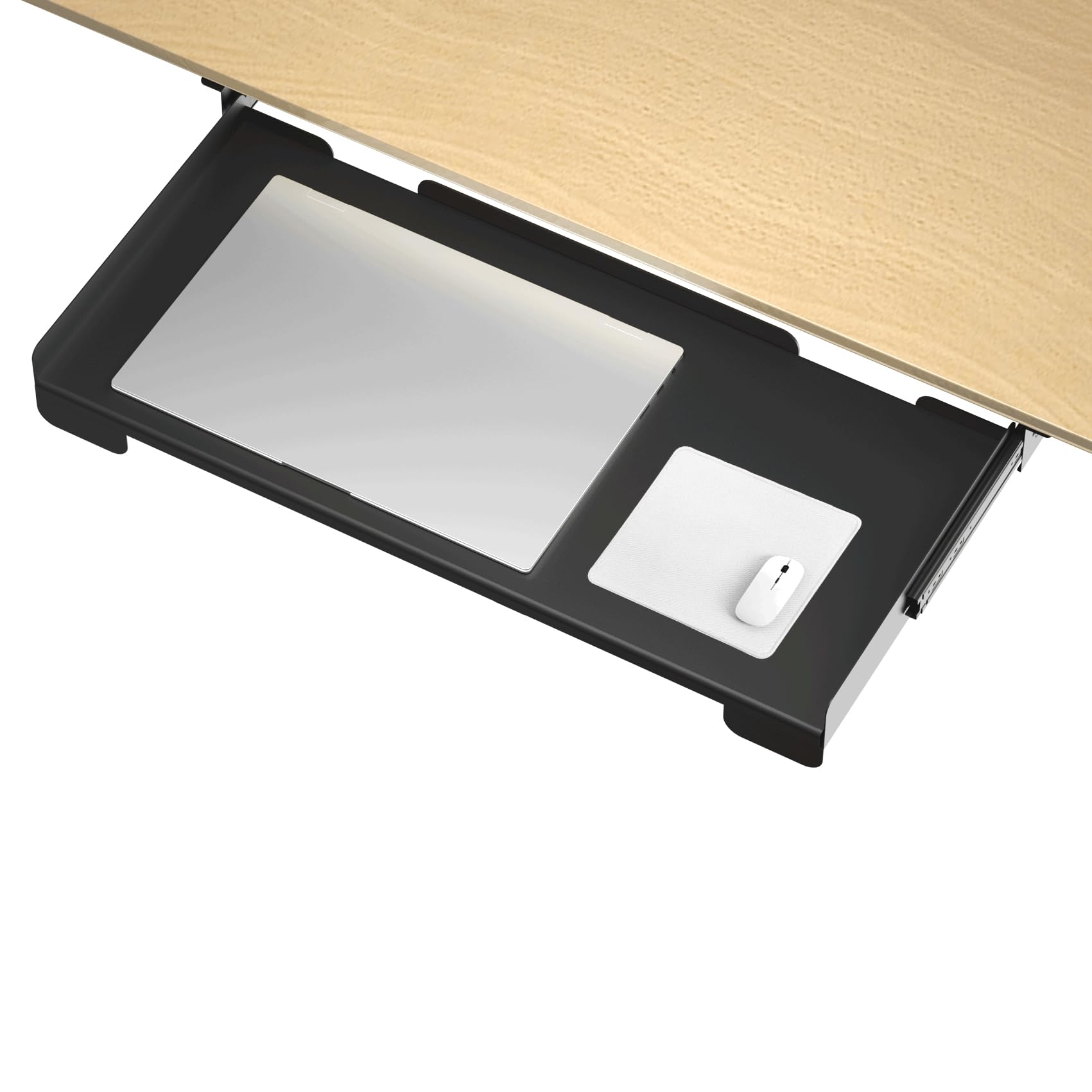 Photo 1 of Gaxomo 26 Inch Under Desk Sliding Laptop Drawer