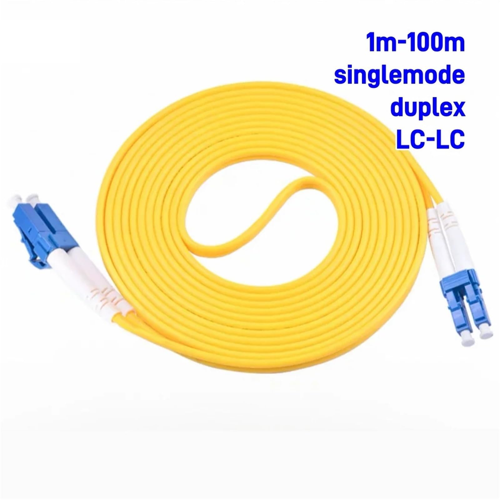 Cavo patch in fibra ottica LC-LC SM Duplex monomodale 10 m 20 m 30 m 50 m 100 m LC 3 mm 2 mm Cavo jumper in fibra ottica(70m 1pc)